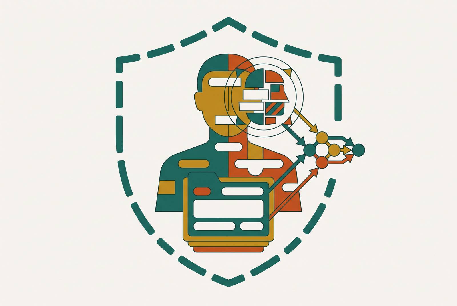 Cover illustration for “HIPAA Gaps in Regulating AI Inference on De-Identified Data”