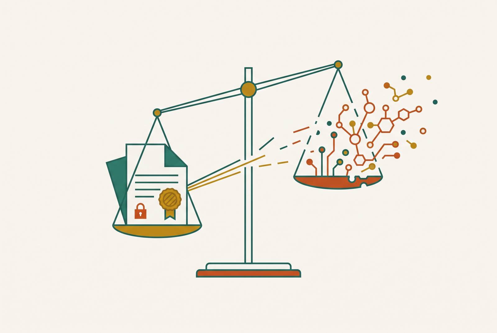 Cover illustration for “Attorney-Client Privilege Risks in Legal AI Platforms”