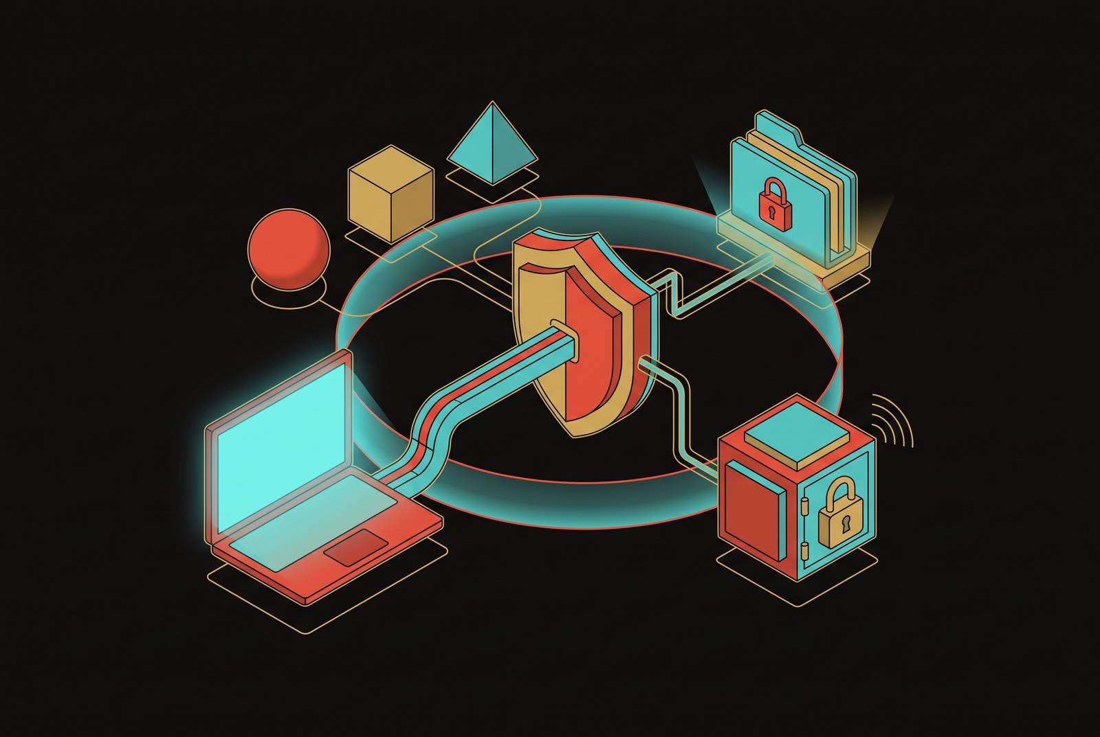 Cover illustration for “AI Tools for Journalists Covering Sensitive Sources”