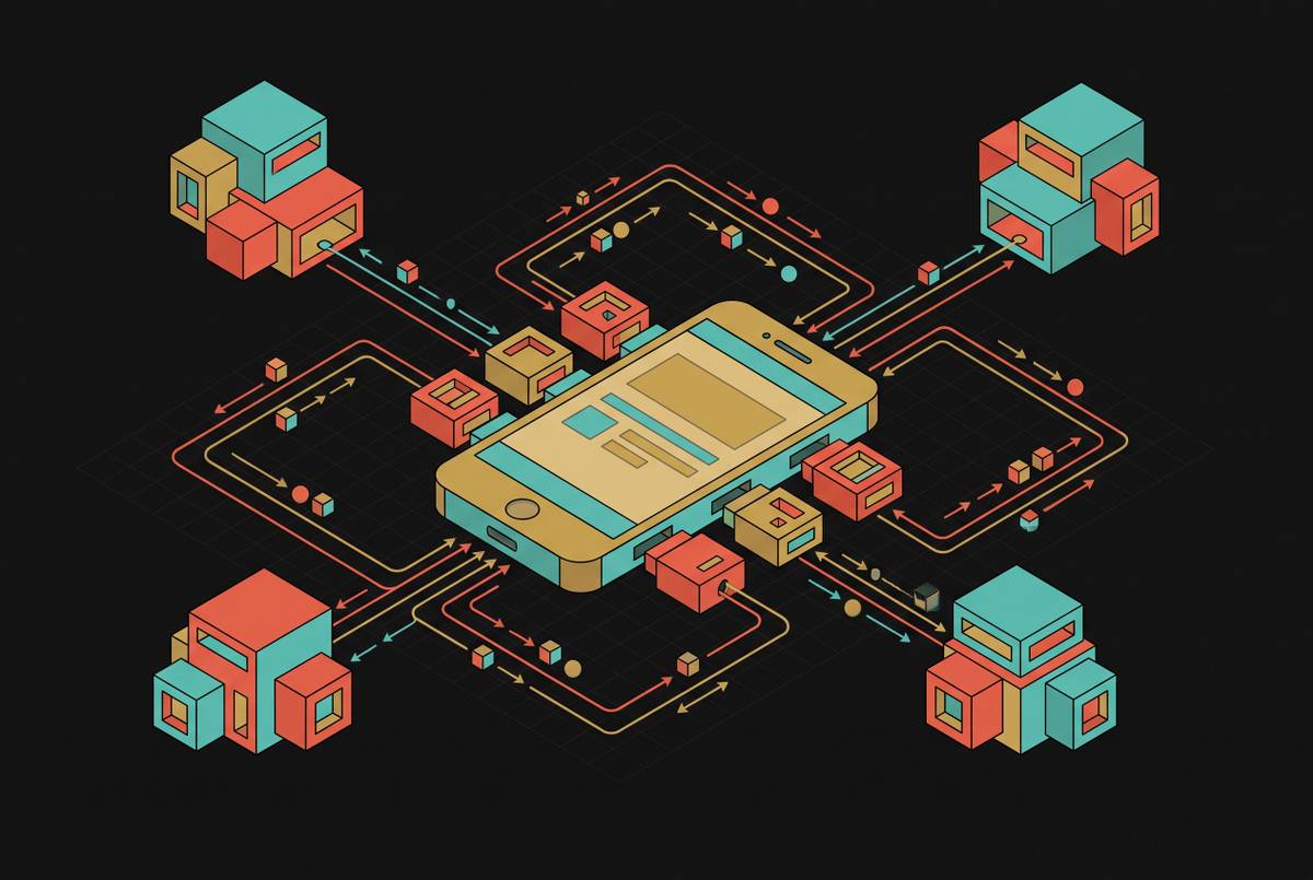 Cover illustration for “AI App Third-Party Data Sharing Through SDKs and Analytics”