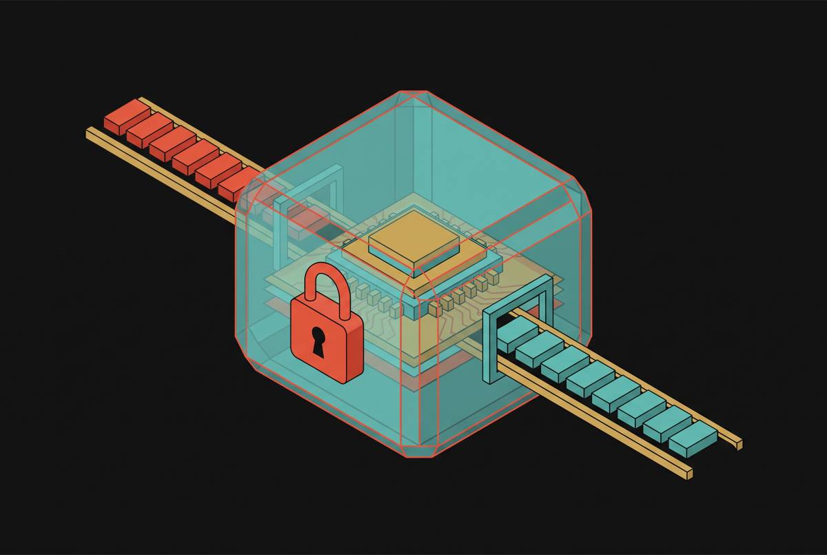 Cover illustration for “Trusted Execution Environments for AI Inference Pipelines”