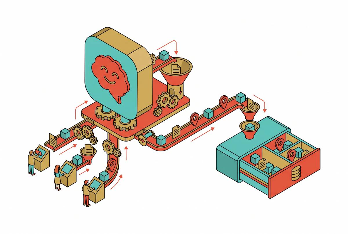 Cover illustration for “Why Free AI Products Are Structurally Incentivized to Harvest Data”
