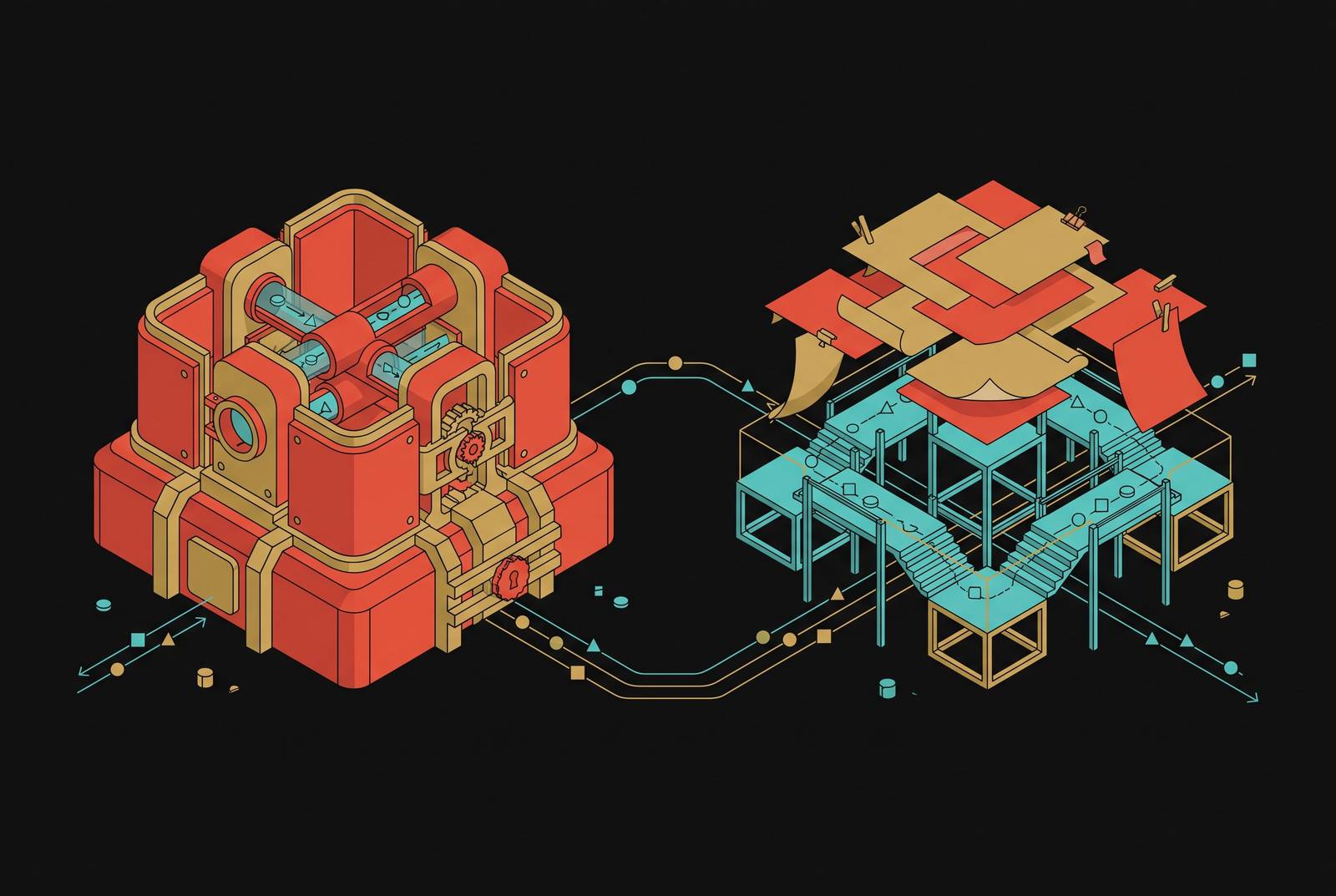 Cover illustration for “Architectural Privacy vs Policy-Based Privacy in AI Systems”