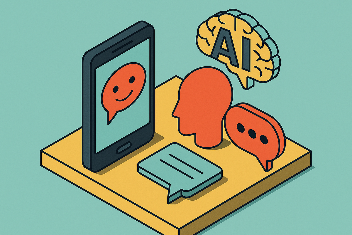 Cover illustration for “Mental Health AI Apps and the Sensitivity of Therapy Conversation Data”