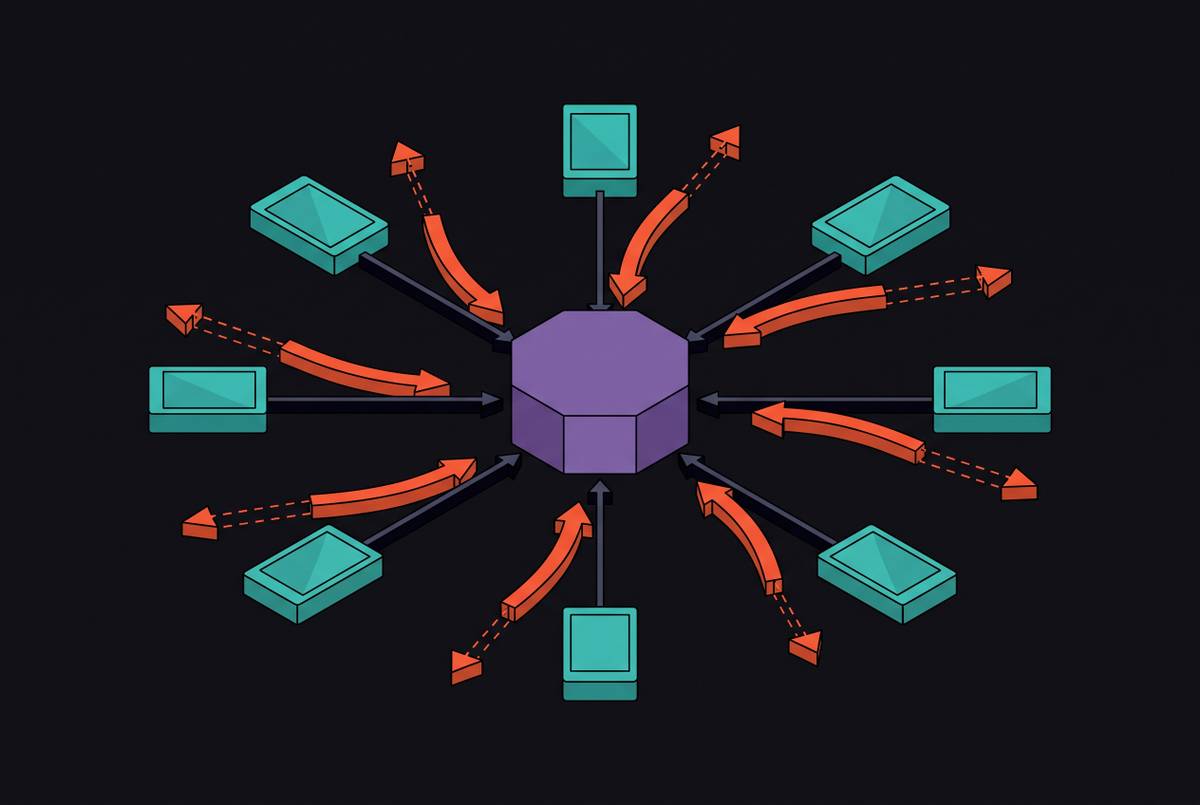 Cover illustration for “How SCAFFOLD Reduces Client Drift in Federated Learning”