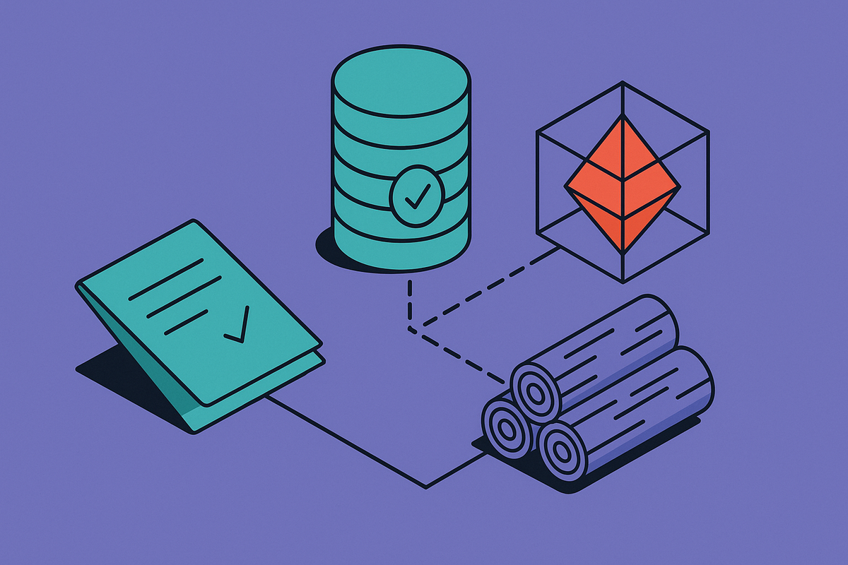 Cover illustration for “Verifiable Transparency Logs for Model Provenance”