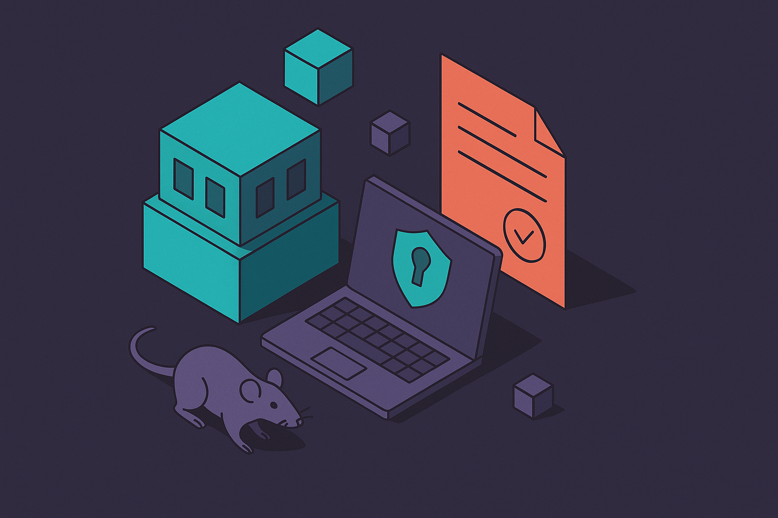 Cover illustration for “RATS Architecture and Attestation Evidence Formats”