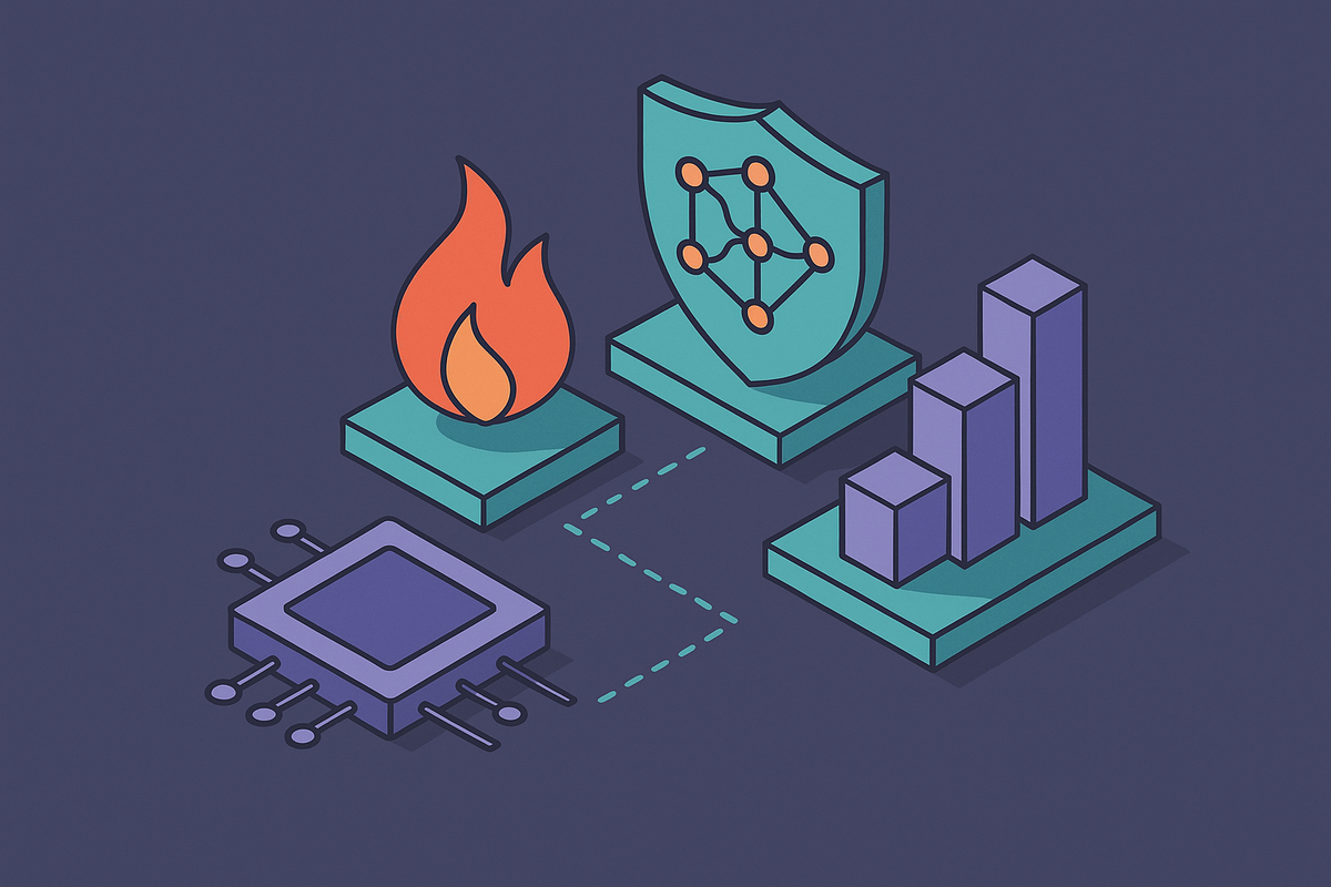 Cover illustration for “Cold Start Attestation Latency in Serverless Confidential Inference”