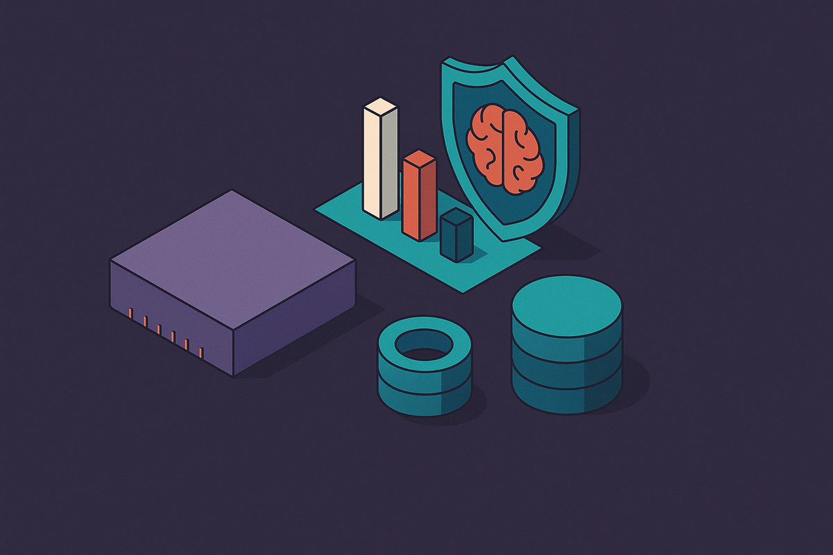 Cover illustration for “Latency and Throughput Overhead of TEE-Protected Inference”