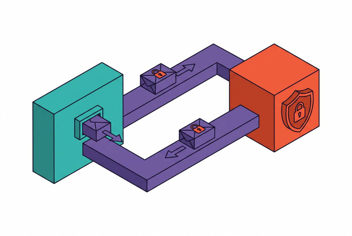 Cover illustration for “Encrypting Prompts and Responses in Transit to a TEE”