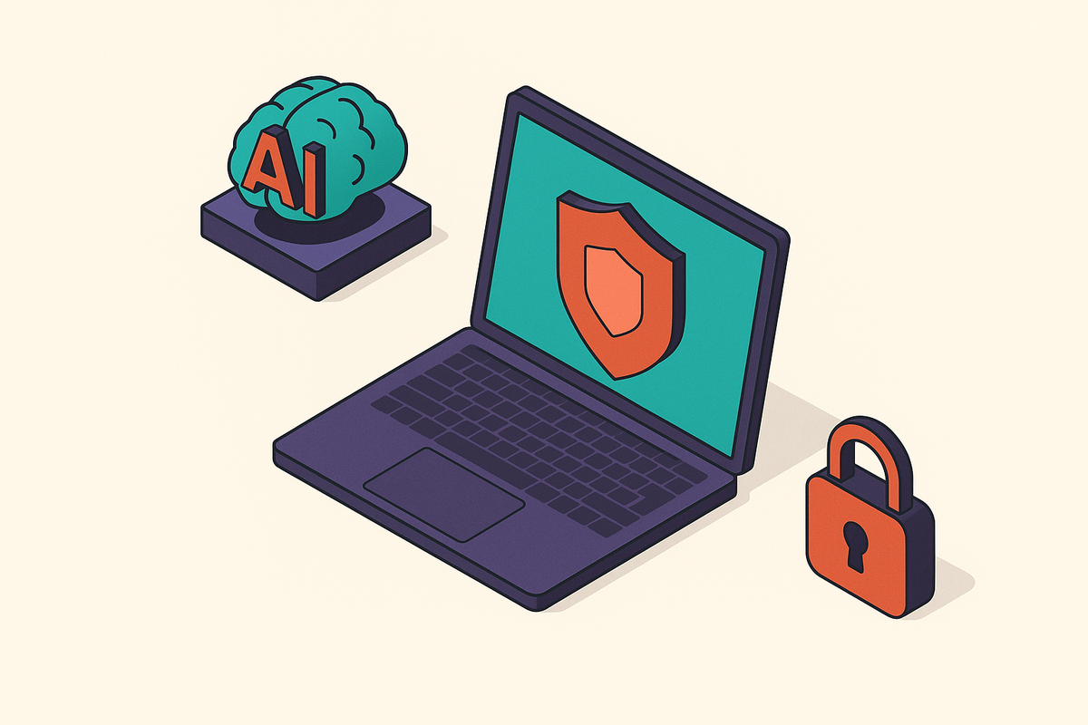 Cover illustration for “On-Device AI Inference on Apple Silicon for Privacy-Preserving Applications”