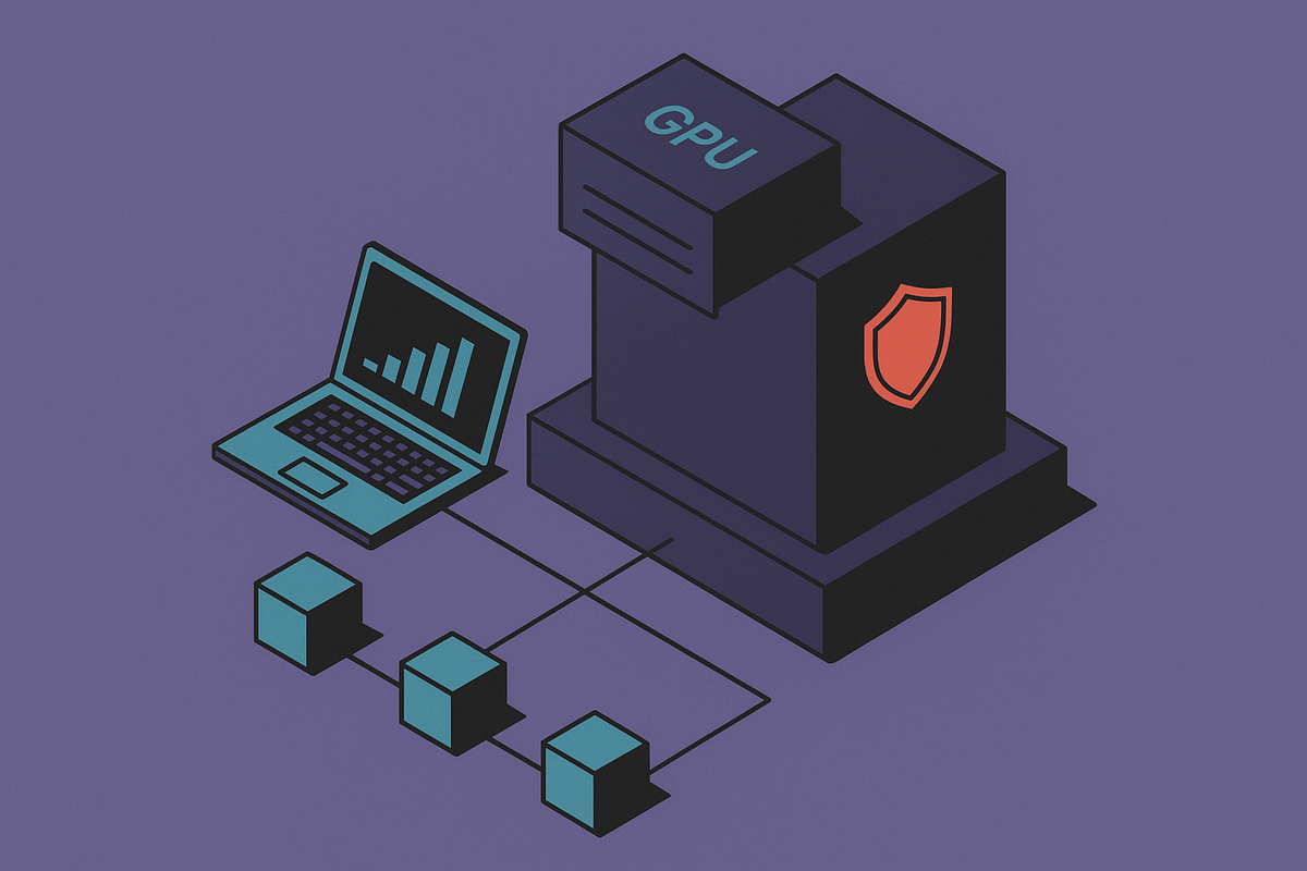 Cover illustration for “Confidential Federated Learning With GPU TEEs”