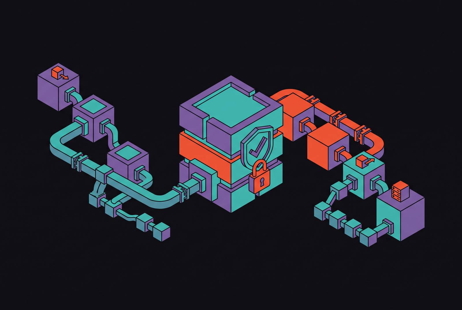Cover illustration for “Supply Chain Integrity for AI Model Artifacts With SLSA”