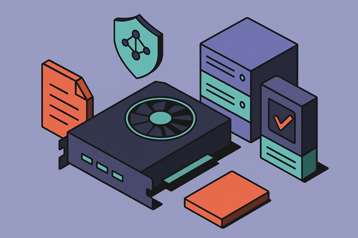 Cover illustration for “GPU Attestation with NVIDIA OCSP and NVIDIA RIM Service”