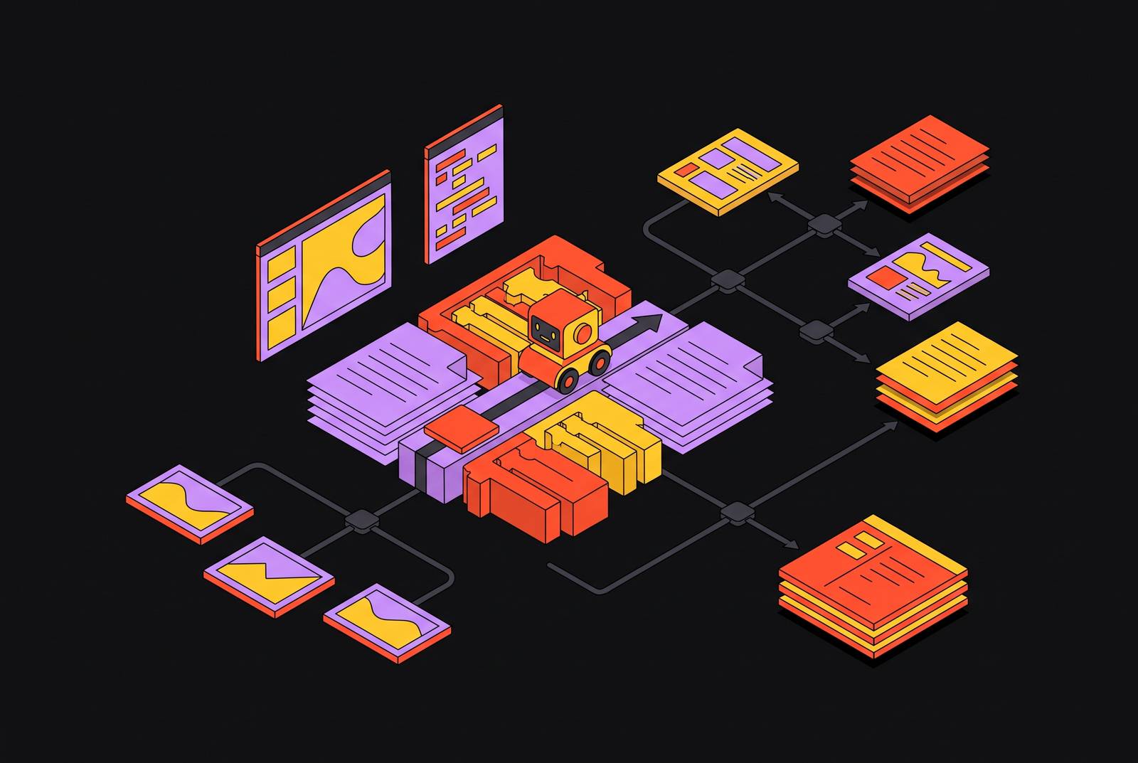 Cover illustration for “What Agent Transcripts Reveal About Coding Agent Behavior”