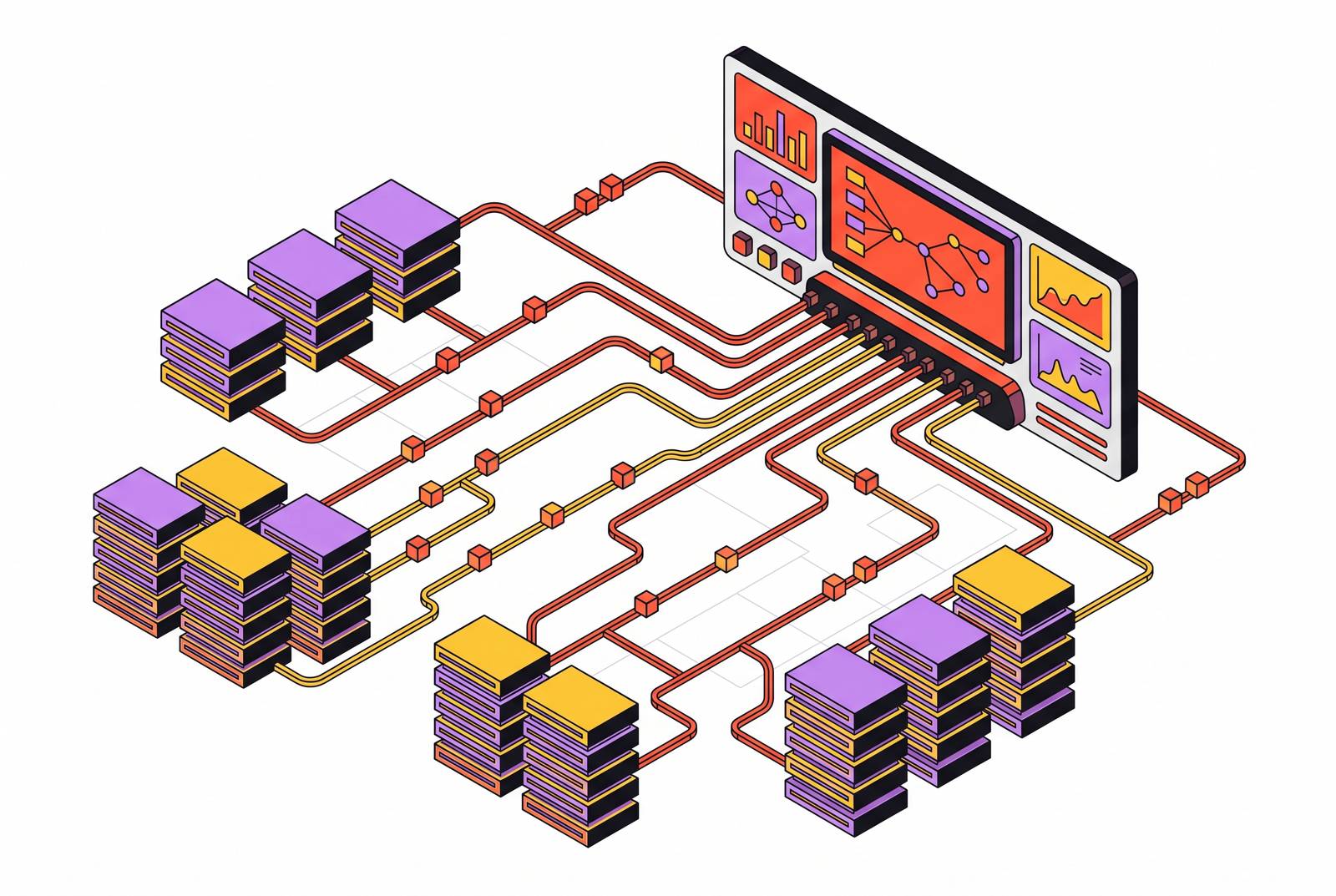 Cover illustration for “Code Storage Observability for Agent Commit Patterns”