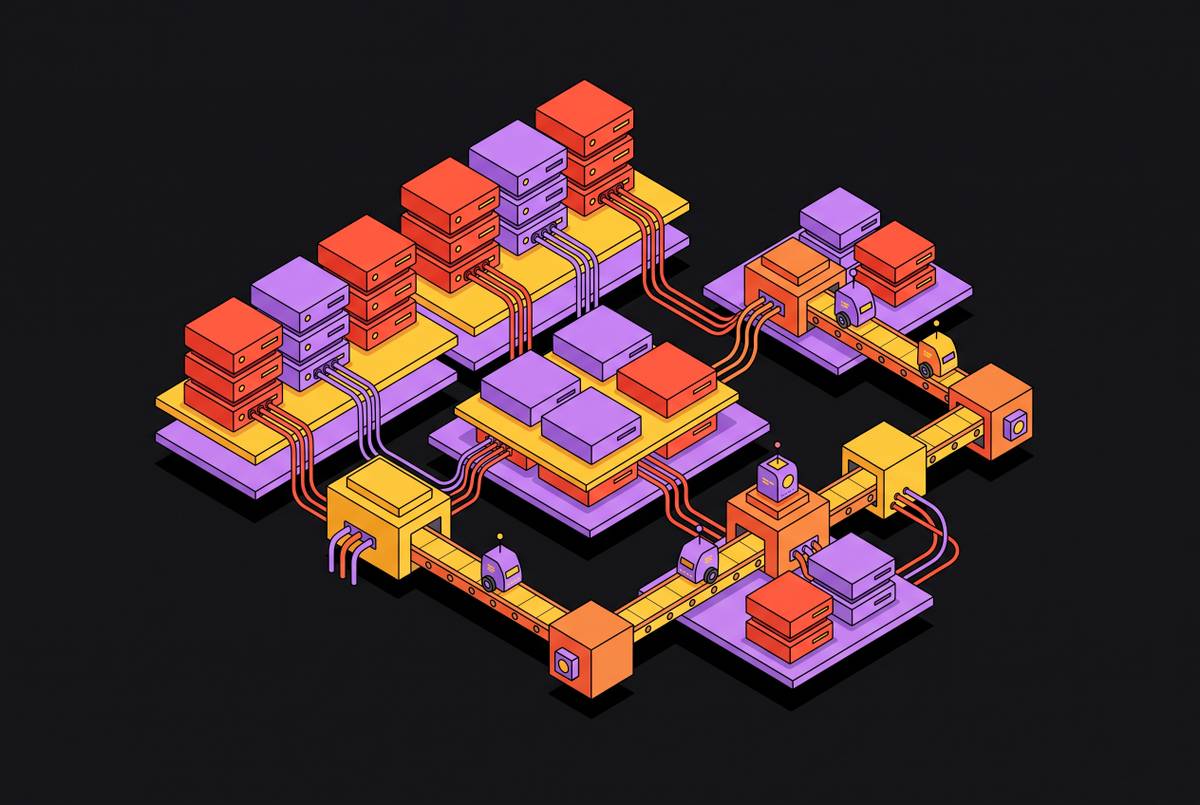 Cover illustration for “Software Factory Architecture for Agentic Engineering Teams”