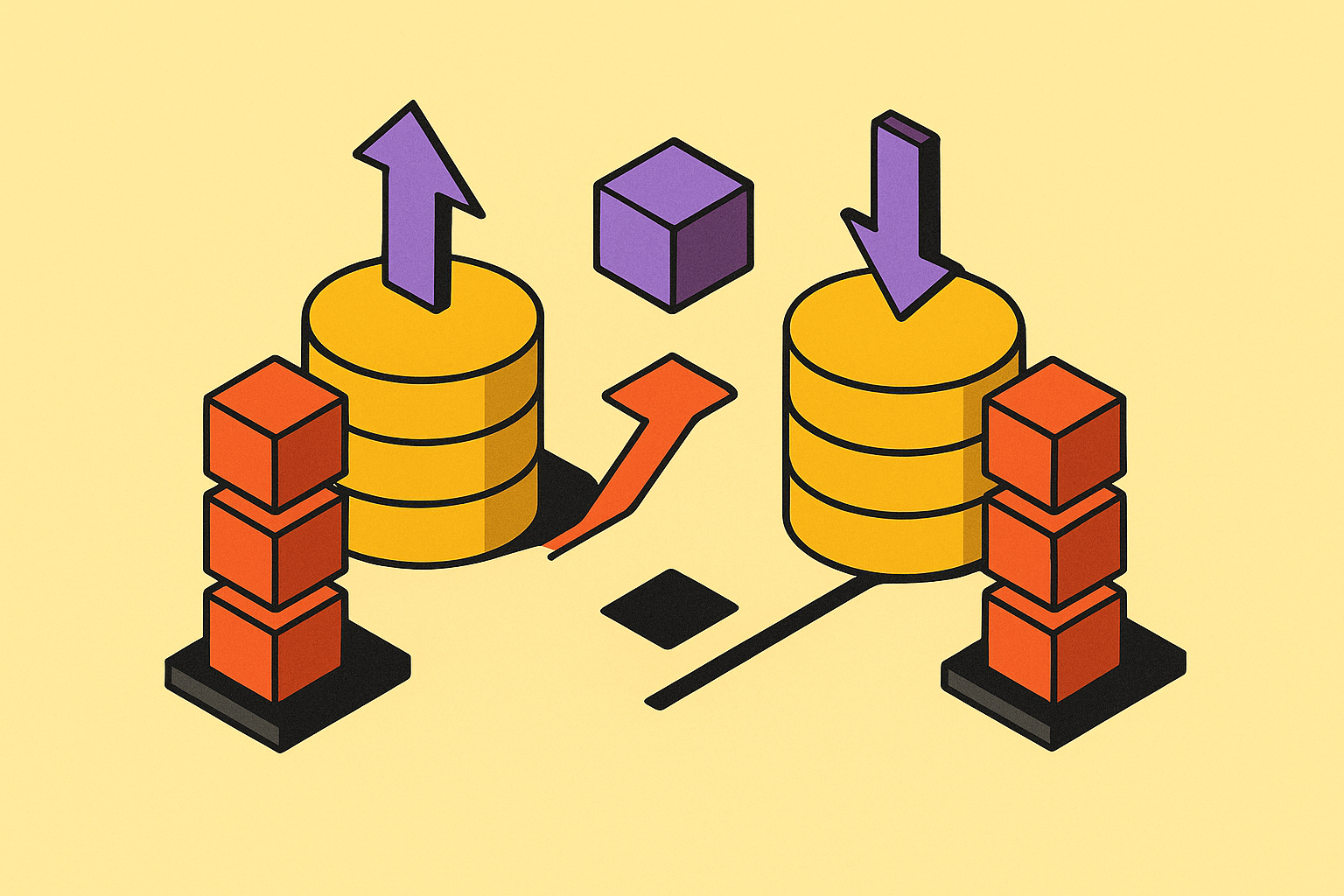 Cover illustration for “Optimistic Merge vs Pessimistic Merge Queue Modes”