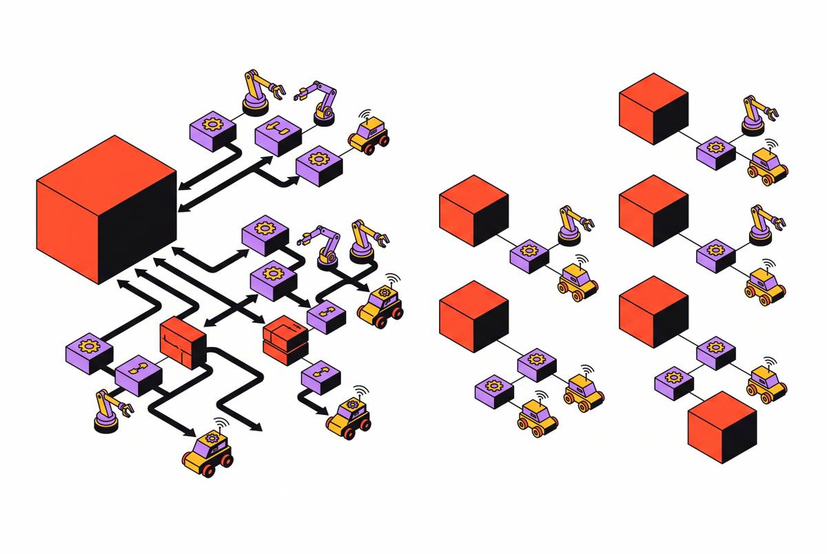 Cover illustration for “Monorepo vs Polyrepo Tradeoffs for Agentic Software Factories”