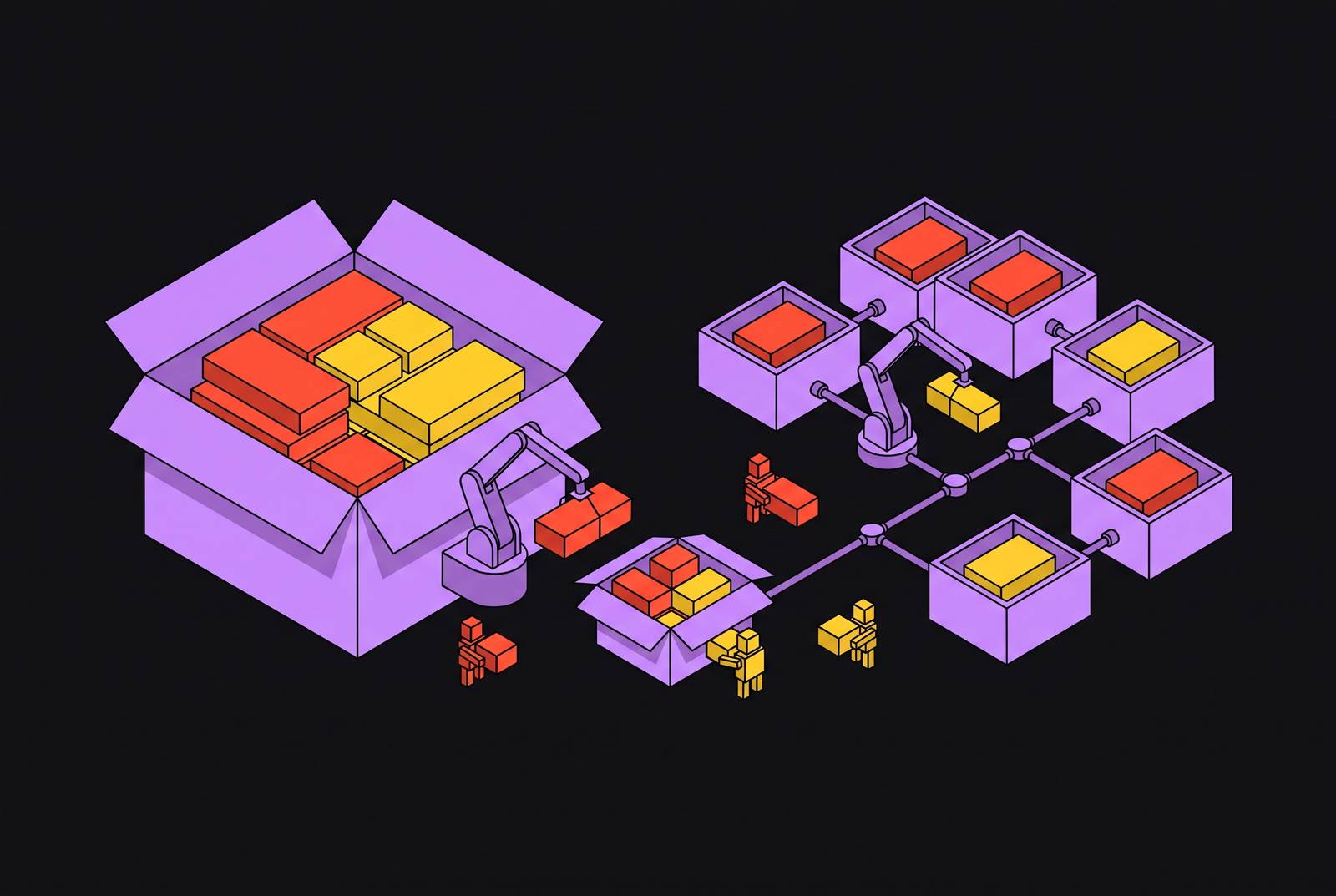 Cover illustration for “Monorepo vs Polyrepo Tradeoffs for Agentic Software Factories”