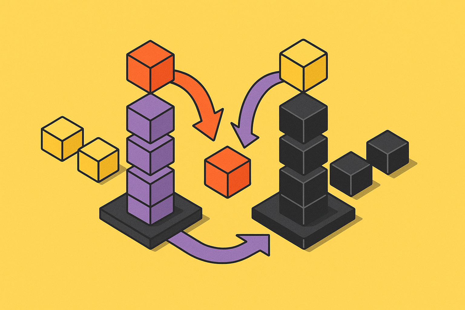 Cover illustration for “Optimistic Merge vs Pessimistic Merge Queue Modes”
