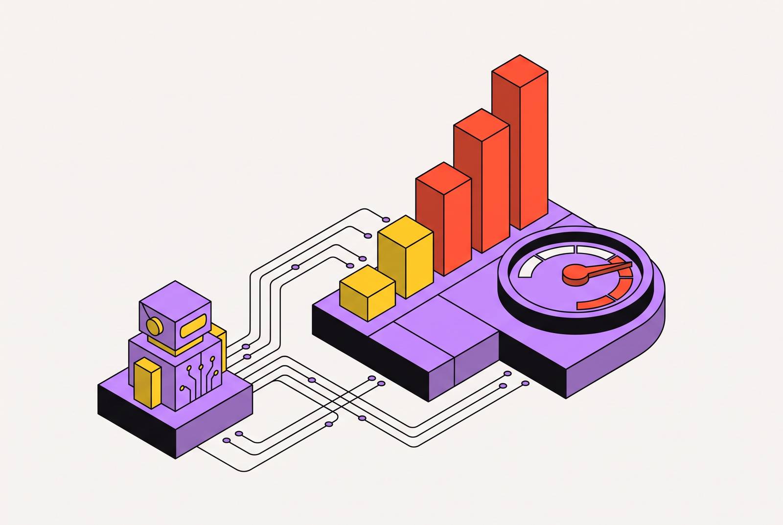 Cover illustration for “Engineering Velocity Metrics That Account for AI Agent Contributions”