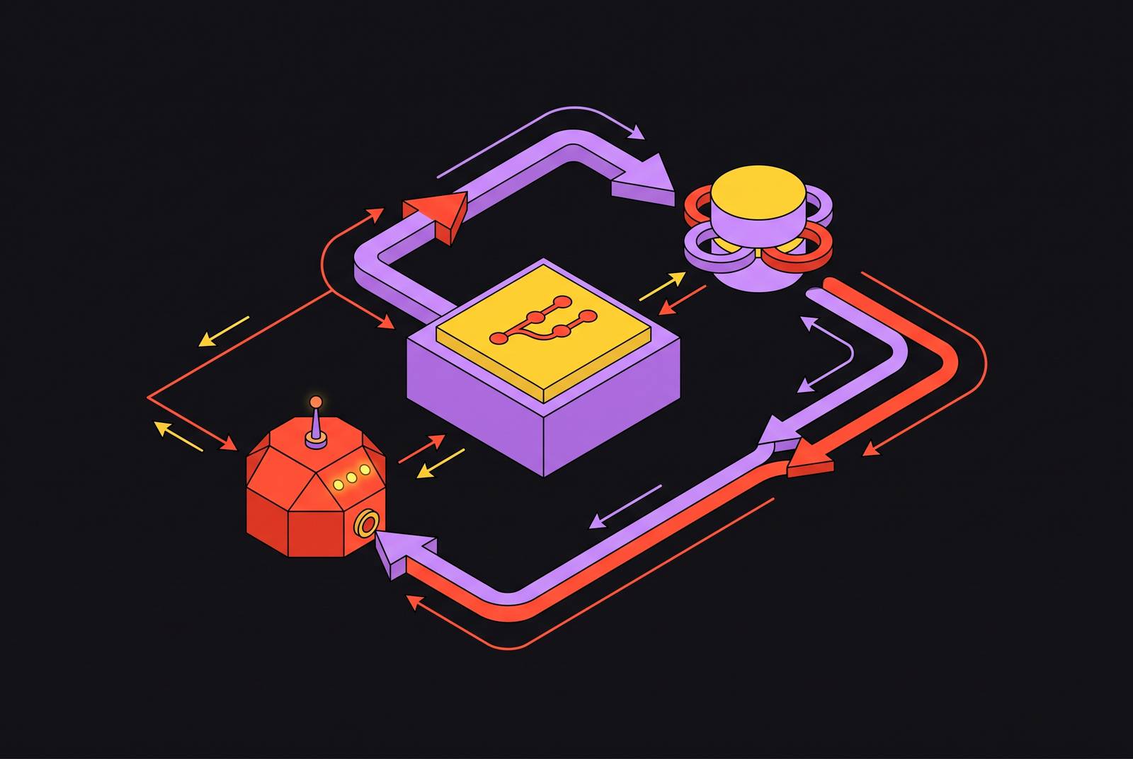 Cover illustration for “Webhook Architecture for Agent-Triggered Repository Events”