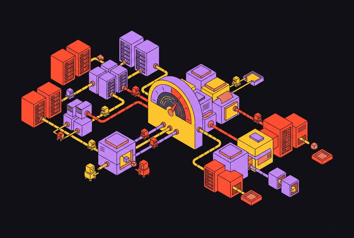 Cover illustration for “Infrastructure Cost Management in Agent-Driven Software Factories”