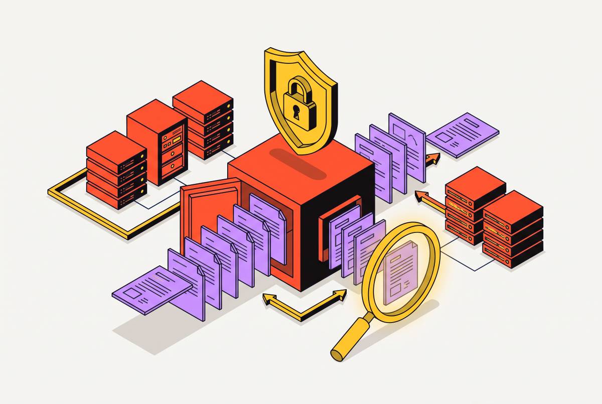 Cover illustration for “Agent Transcript Storage and Retention for Compliance and Debugging”