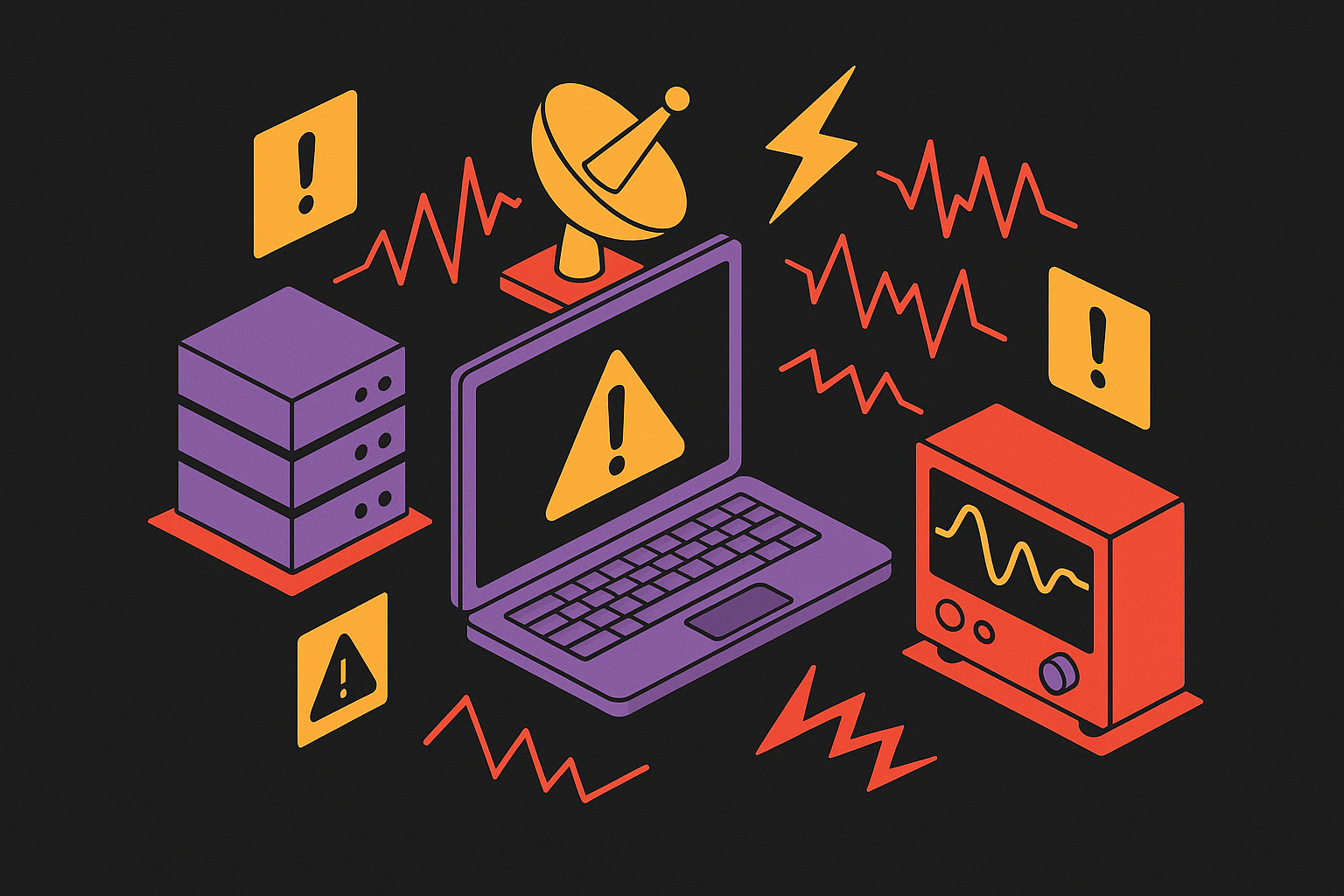 Cover illustration for “Noisy Signal Problems in Agent-Driven CI/CD Pipelines”