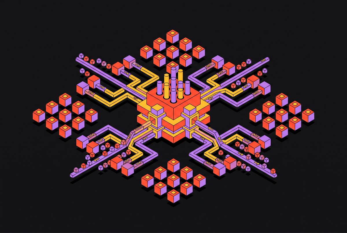 Cover illustration for “GitHub Sync Architecture for High-Frequency Agent Commits”