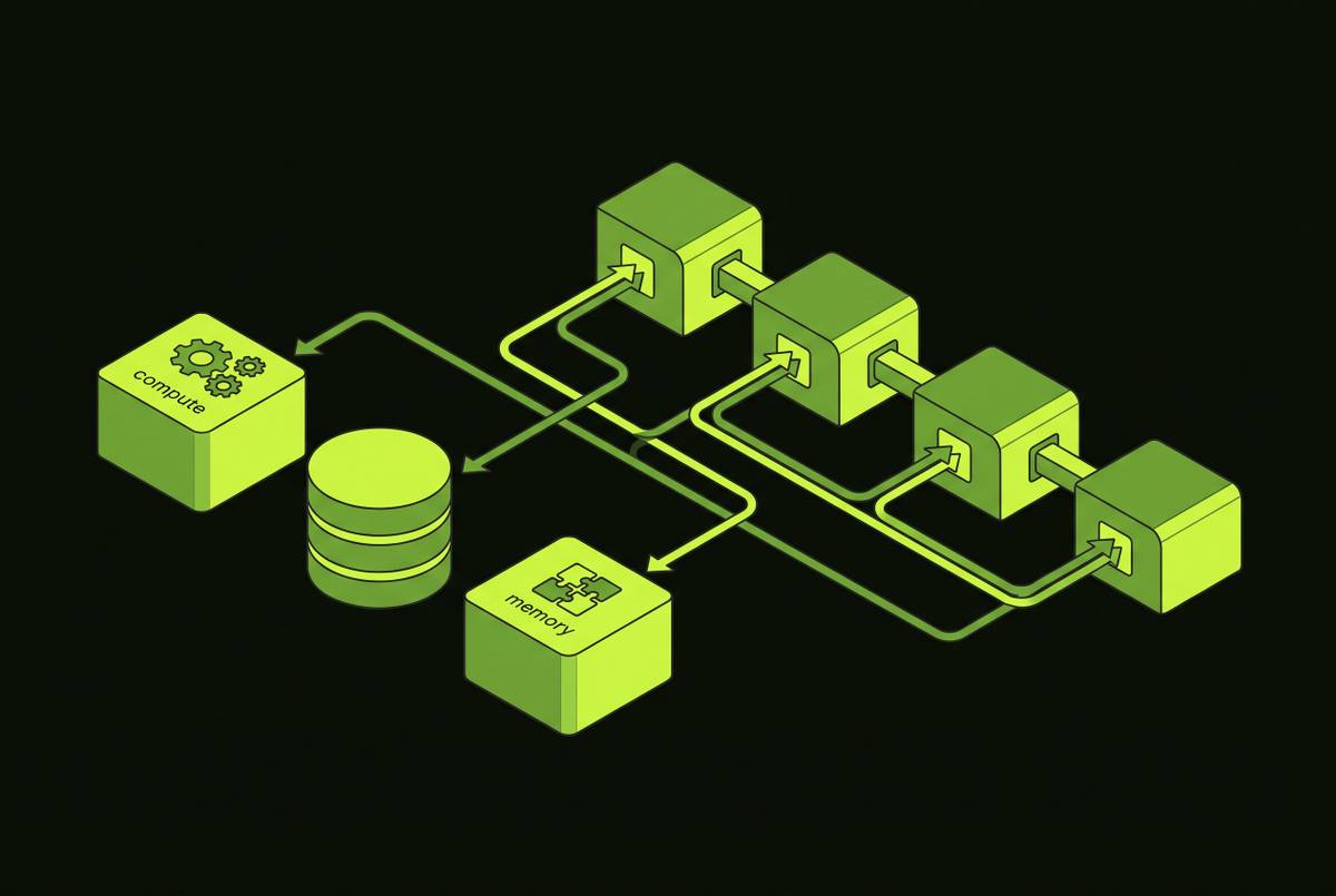 Cover illustration for “How Disaggregated Infrastructure Changes Agent Pipeline Design”