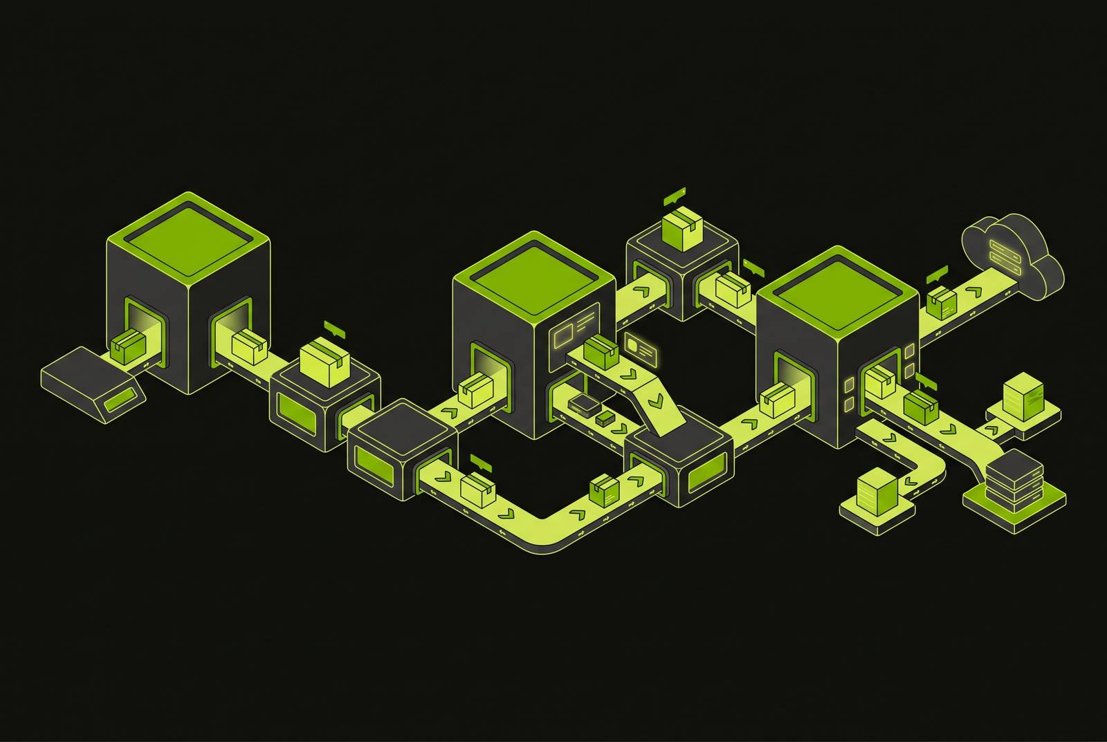 Cover illustration for “CI/CD Pipeline Optimization for High-Frequency Deployments”