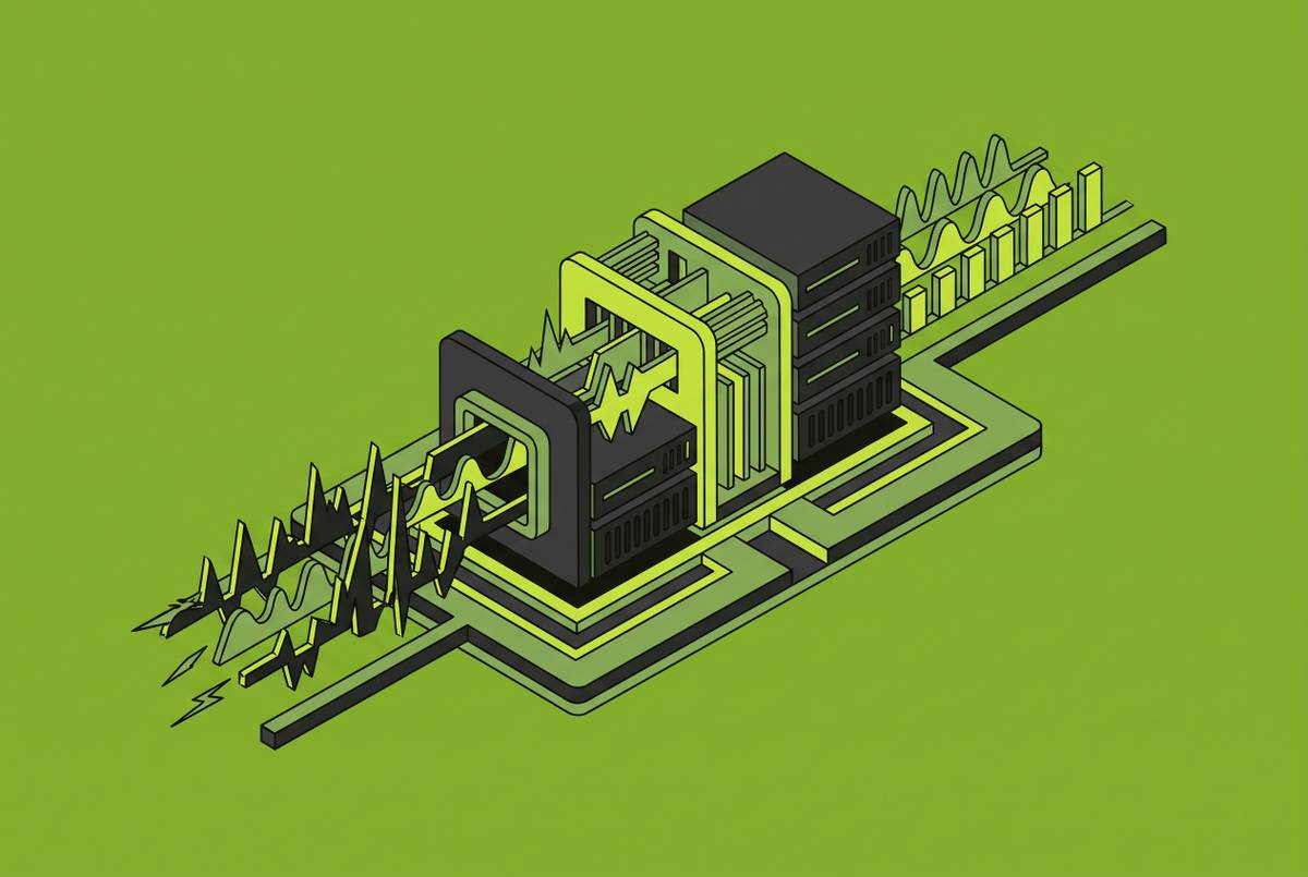 Cover illustration for “Signal Noise Reduction in High-Frequency Deployment Environments”
