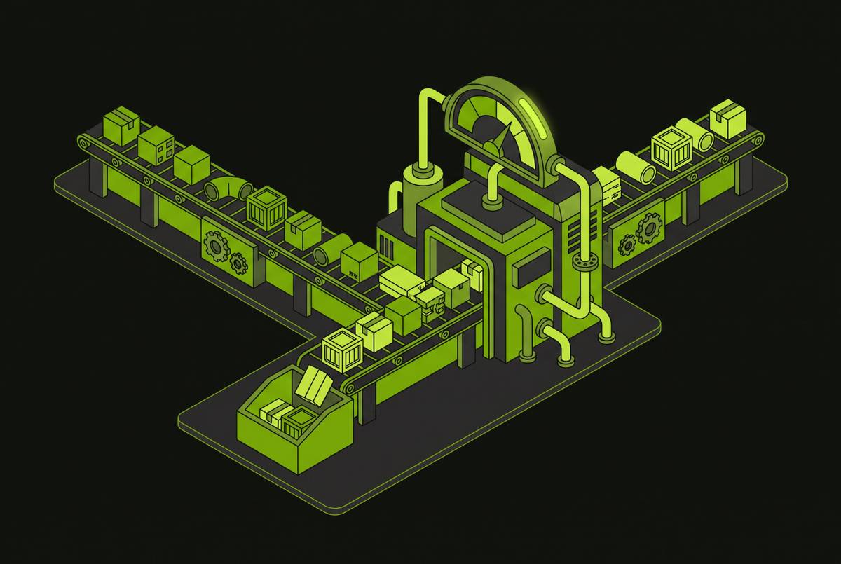 Cover illustration for “Merge Conflict Rates as a Software Factory Health Signal”