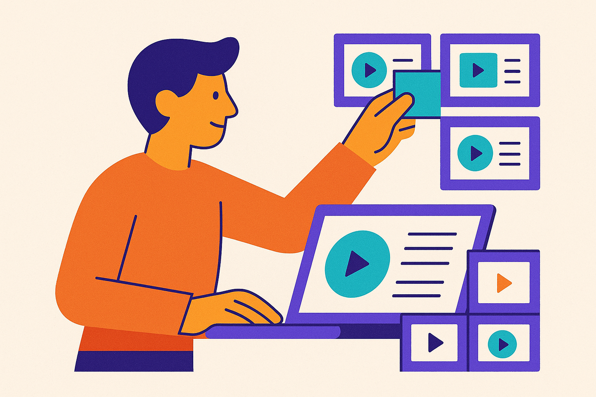 Cover illustration for “Building a Scalable Product Demo Library for B2B SaaS Sales Teams”