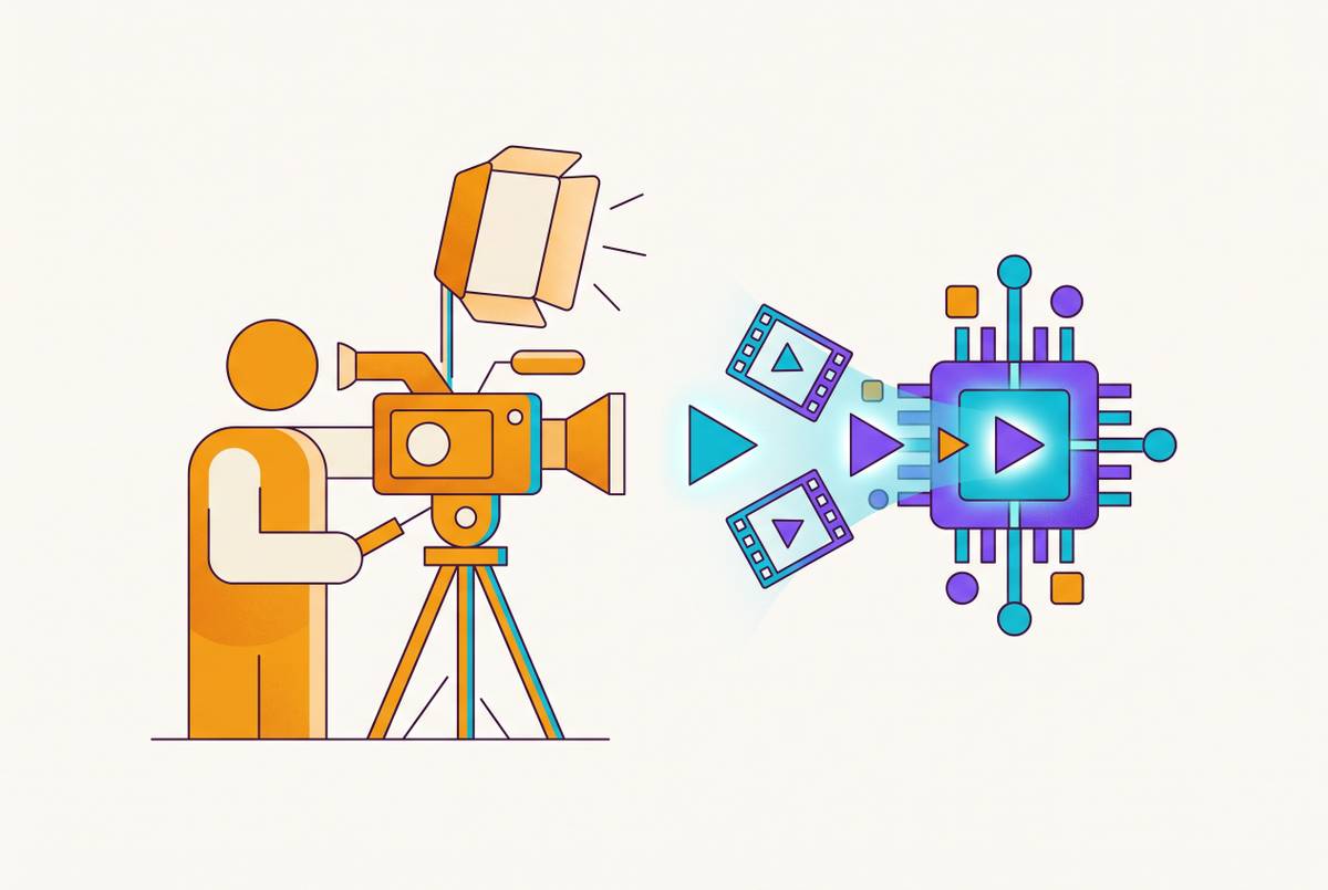 Cover illustration for “In-House Video Team Versus AI Platform for SaaS Training Content”