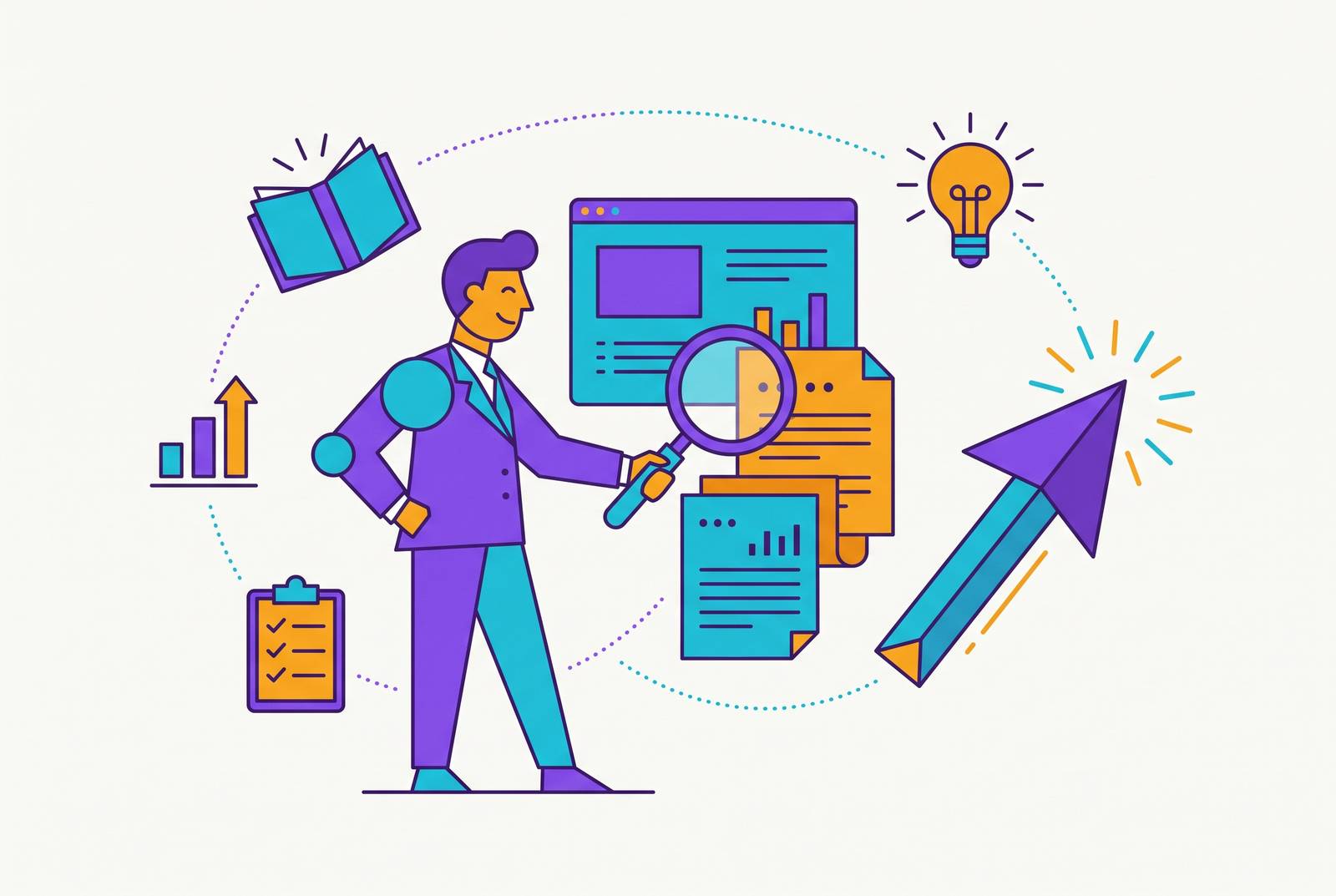 Cover illustration for “Buyer Self-Education Trends Reshaping B2B SaaS Demo Requests”
