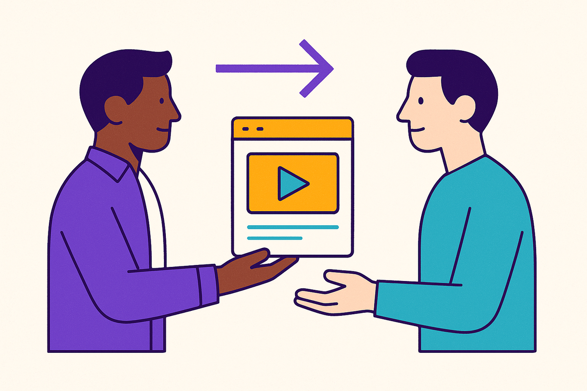 Cover illustration for “Demo Content Handoff From Sales to Customer Success”