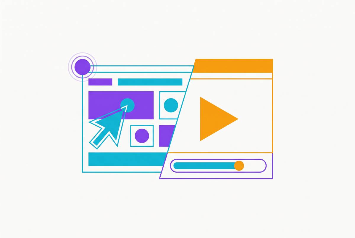 Cover illustration for “When to Use a Live Demo Versus a Pre-Recorded Video”