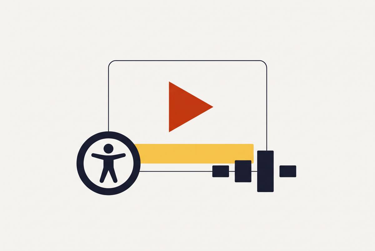 Cover illustration for “Accessibility Requirements for Software Walkthrough Videos”