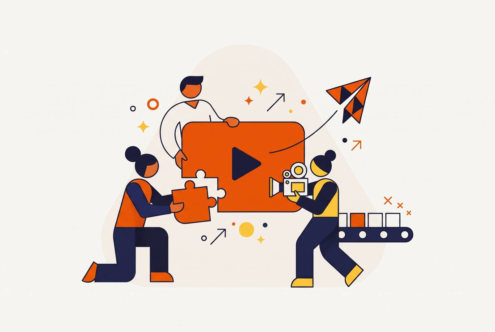 Cover illustration for “SaaS Onboarding Tutorial Videos Your CS Team Builds and Ships Without a Production Queue”