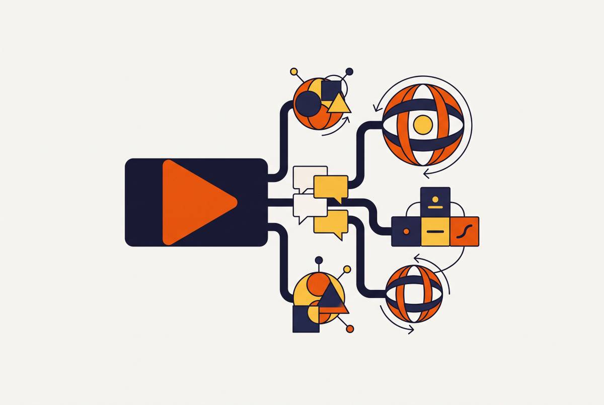 Cover illustration for “Video Localization Workflows for Software Training Content”