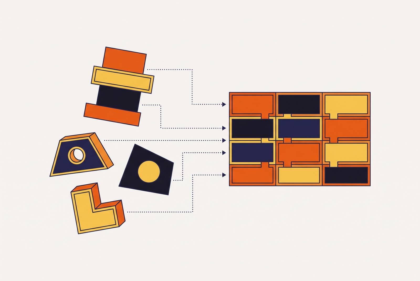 Cover illustration for “Standardizing Software Training Content Across Acquired Companies”