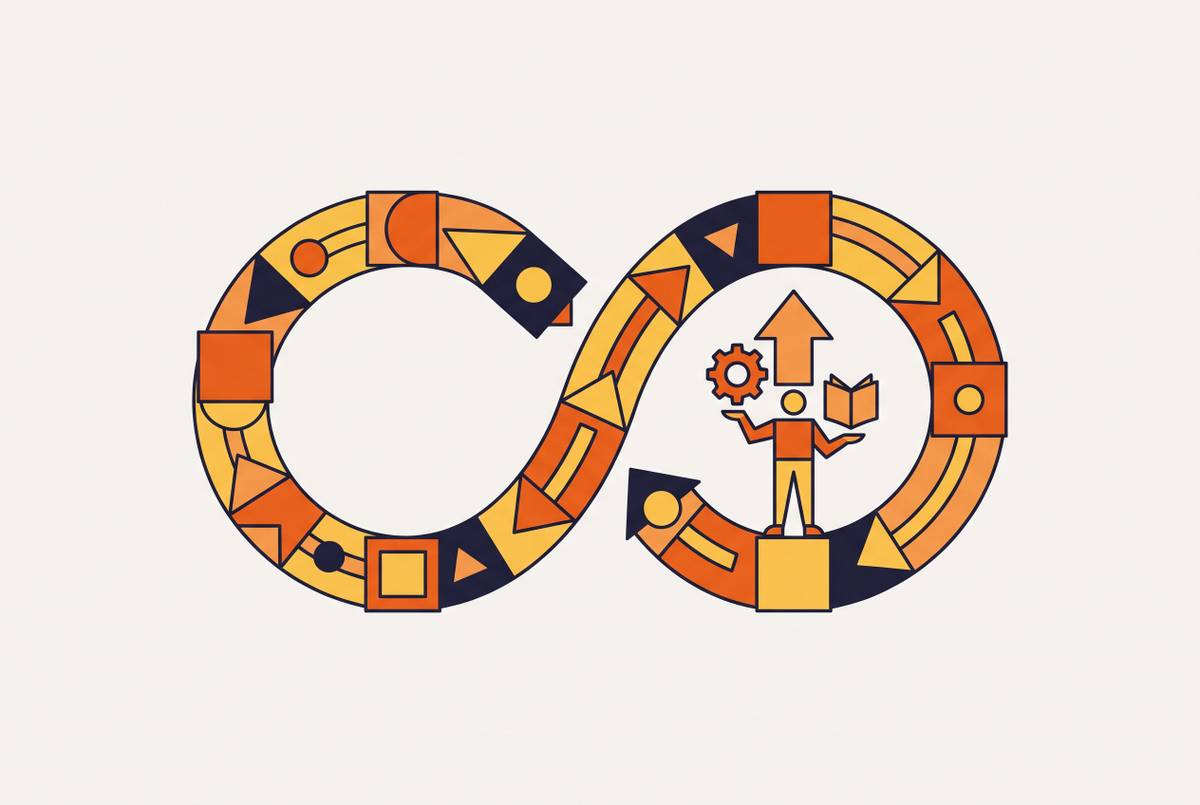 Cover illustration for “Continuous Software Training Programs for Ongoing Feature Releases”