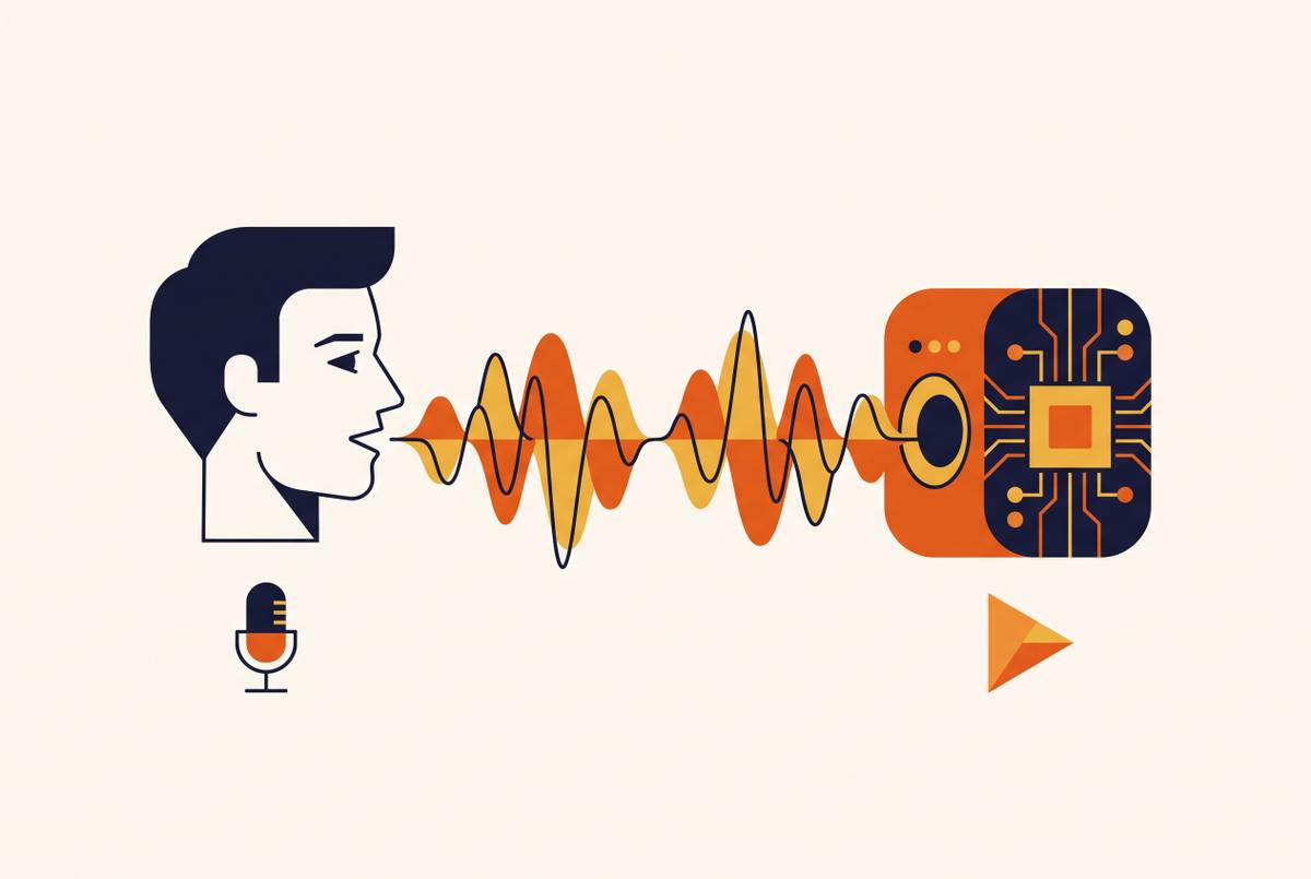 Cover illustration for “Lifelike AI Voiceovers vs Human Narration in Product Videos”