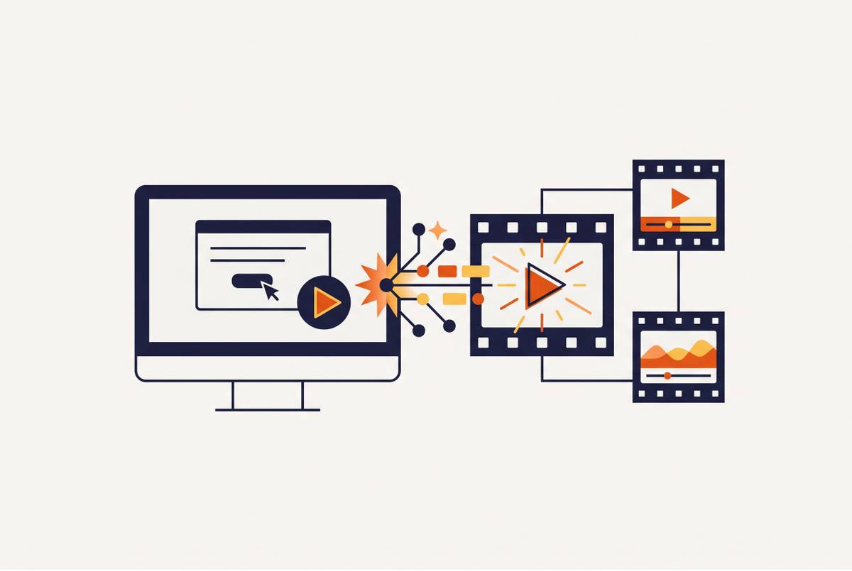 Cover illustration for “AI Tools That Generate Training Videos From Screen Recordings”