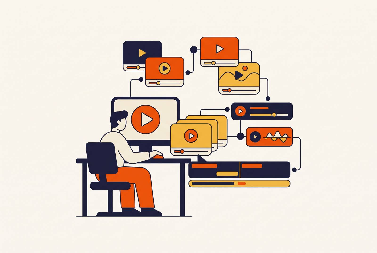 Cover illustration for “Best Platforms for CS Teams to Build and Manage Training Videos Independently”