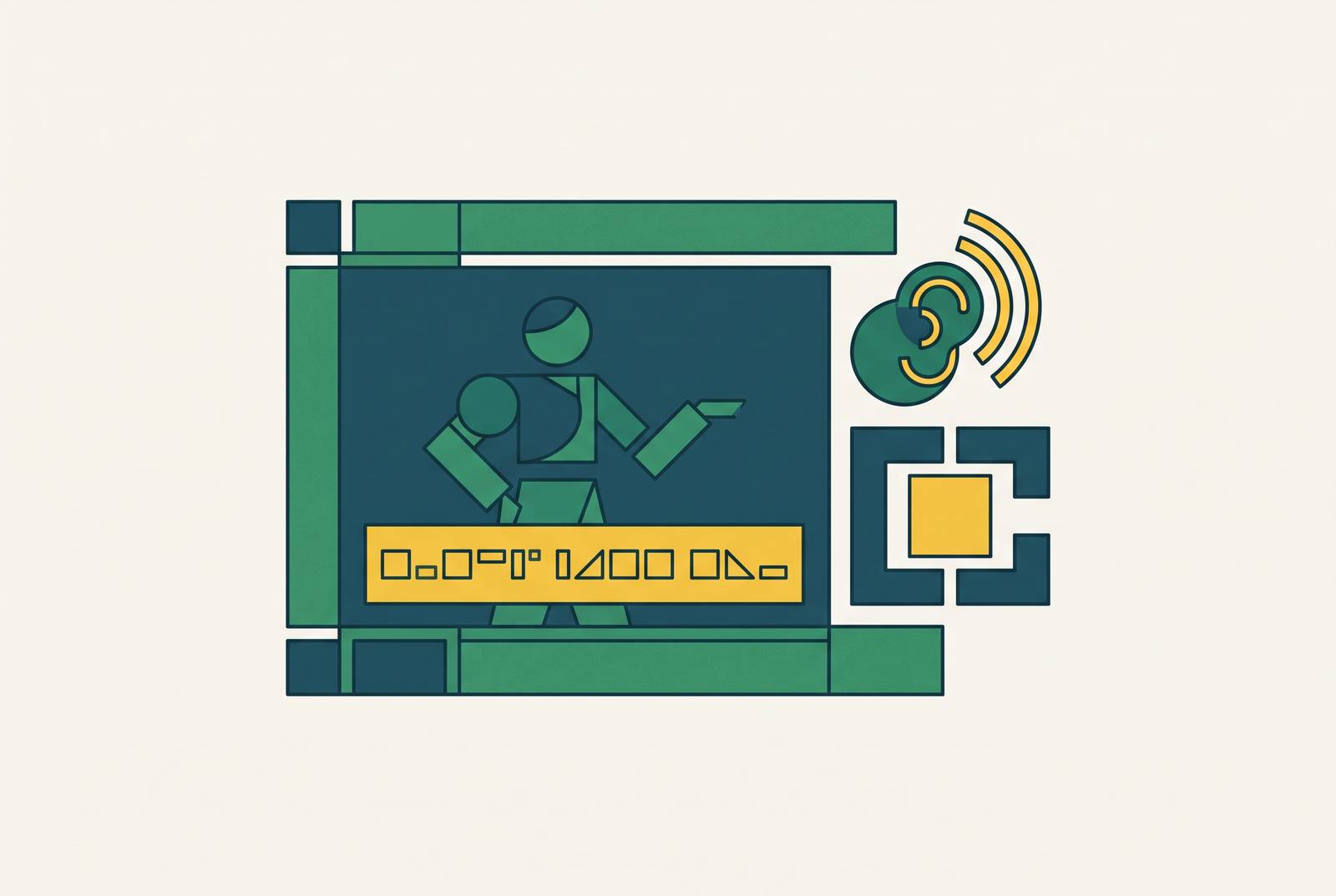 Cover illustration for “Closed Captioning and Accessibility Requirements for Training Video”
