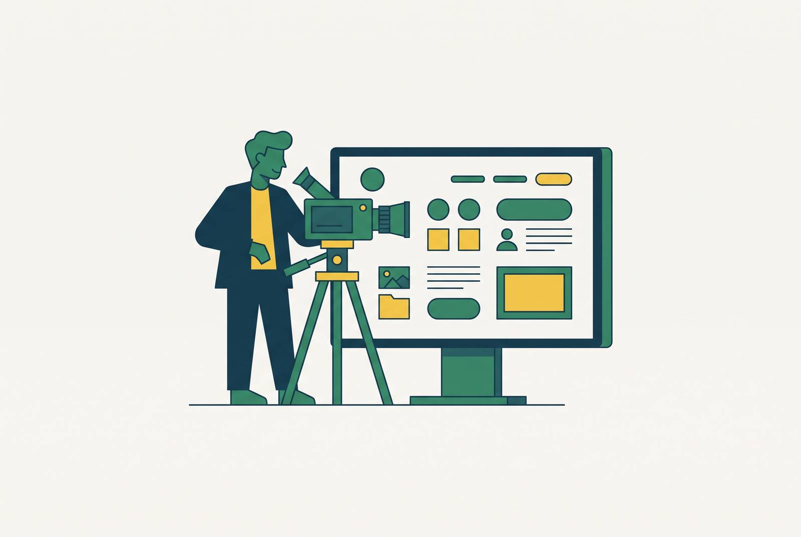 Cover illustration for “Freelance Video Producers for Software Explainers”